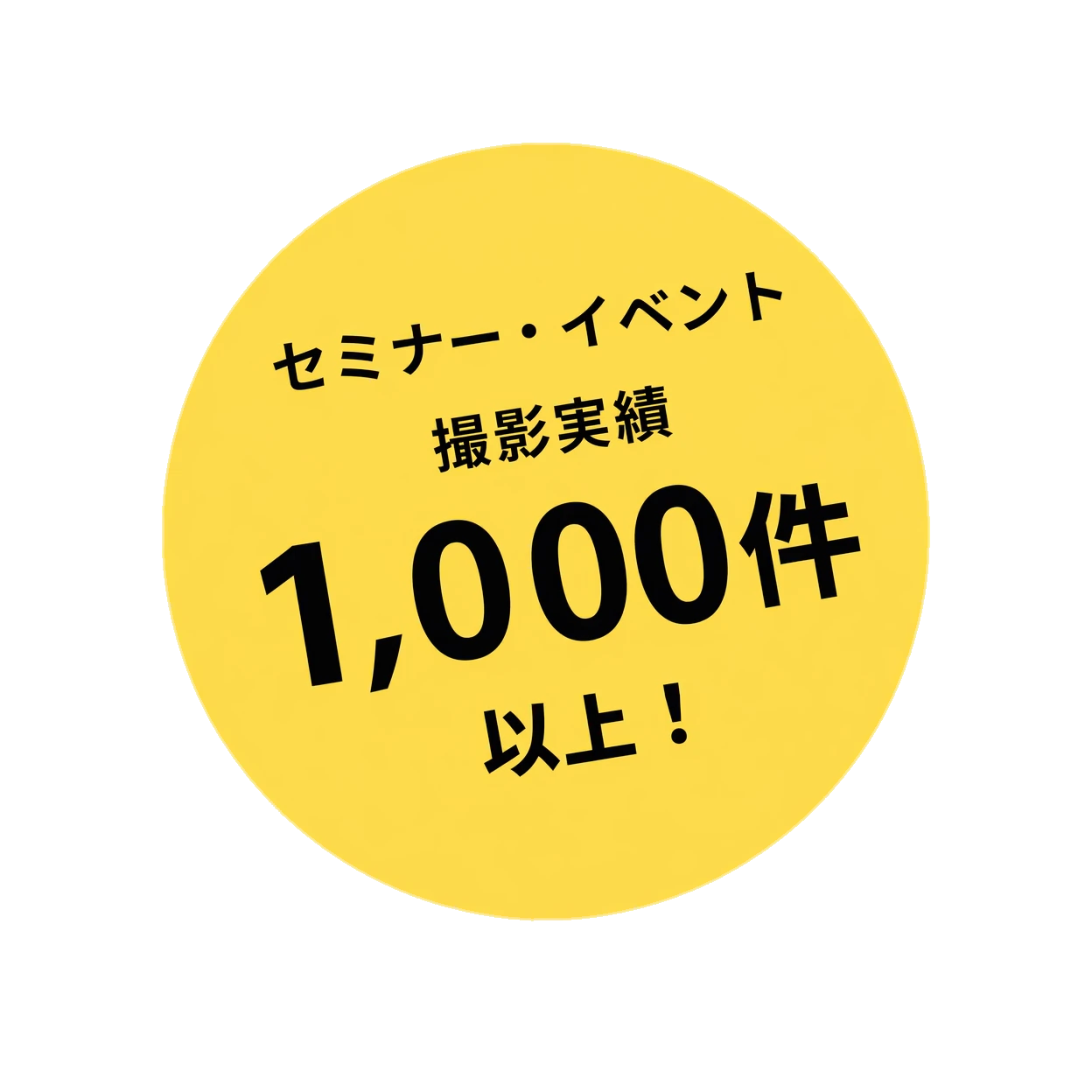 セミナー・イベント撮影実績1000件以上